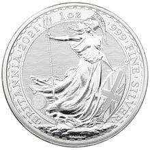 1 Ounce Britannia Silver Coin 2021/2022/2023